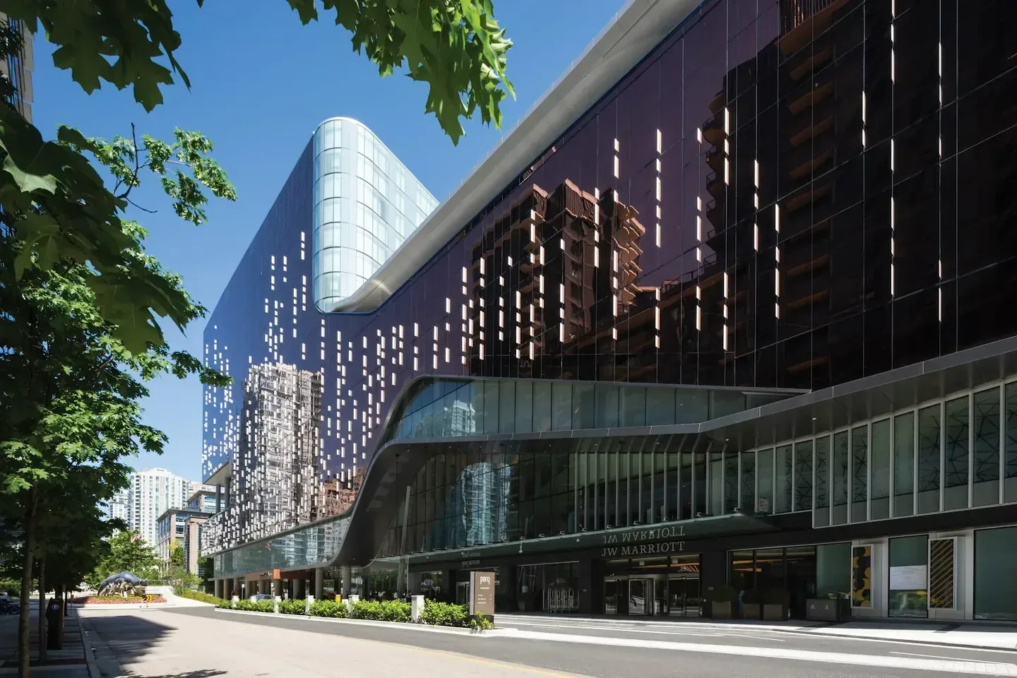 Exterior view of a contemporary city hospitality property